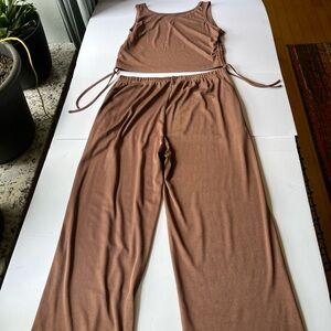 Women's Brown Sleepwear Set